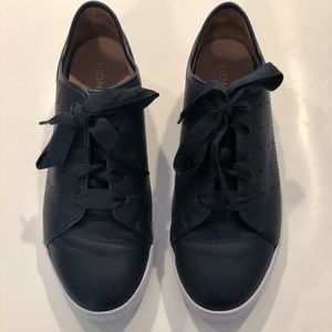 Leather Navy Vionic Keke Sneakers